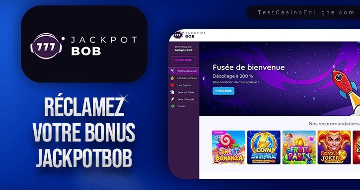 Découvrez le Jackpot Bob Casino, le nouveau phénomène de l’industrie des jeux